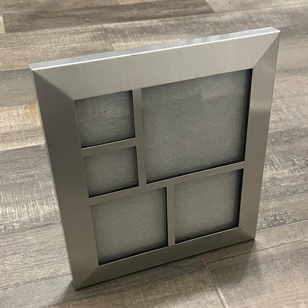 Modern Silver Collage Photo Frame